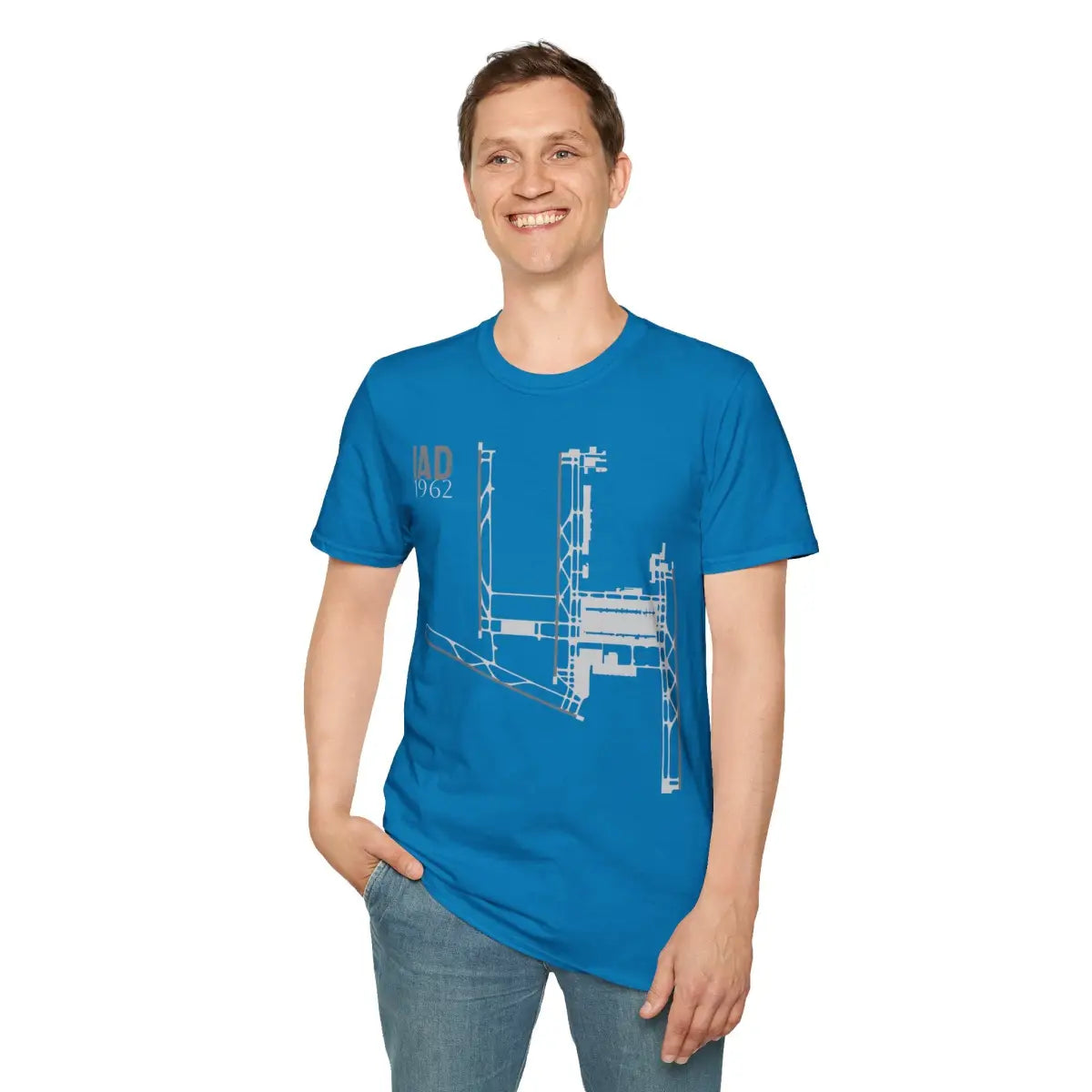 IAD Washington Dulles International - 1962 - Tee - T-Shirt - Gifts for pilots - Aviation apparel