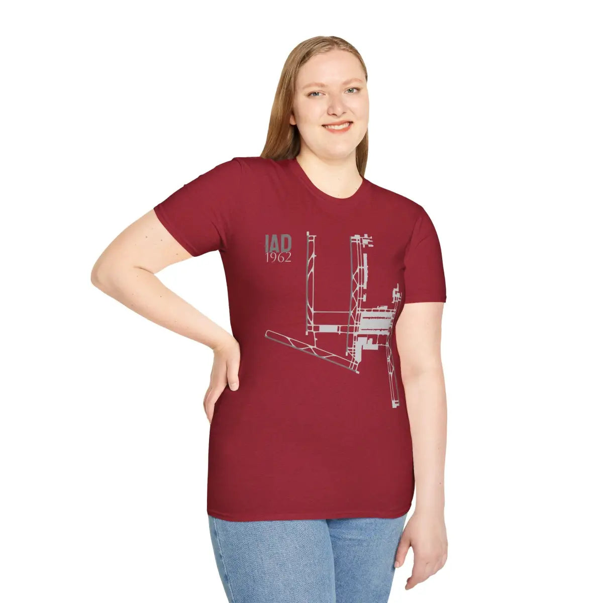 IAD Washington Dulles International - 1962 - Tee - T-Shirt - Gifts for pilots - Aviation apparel