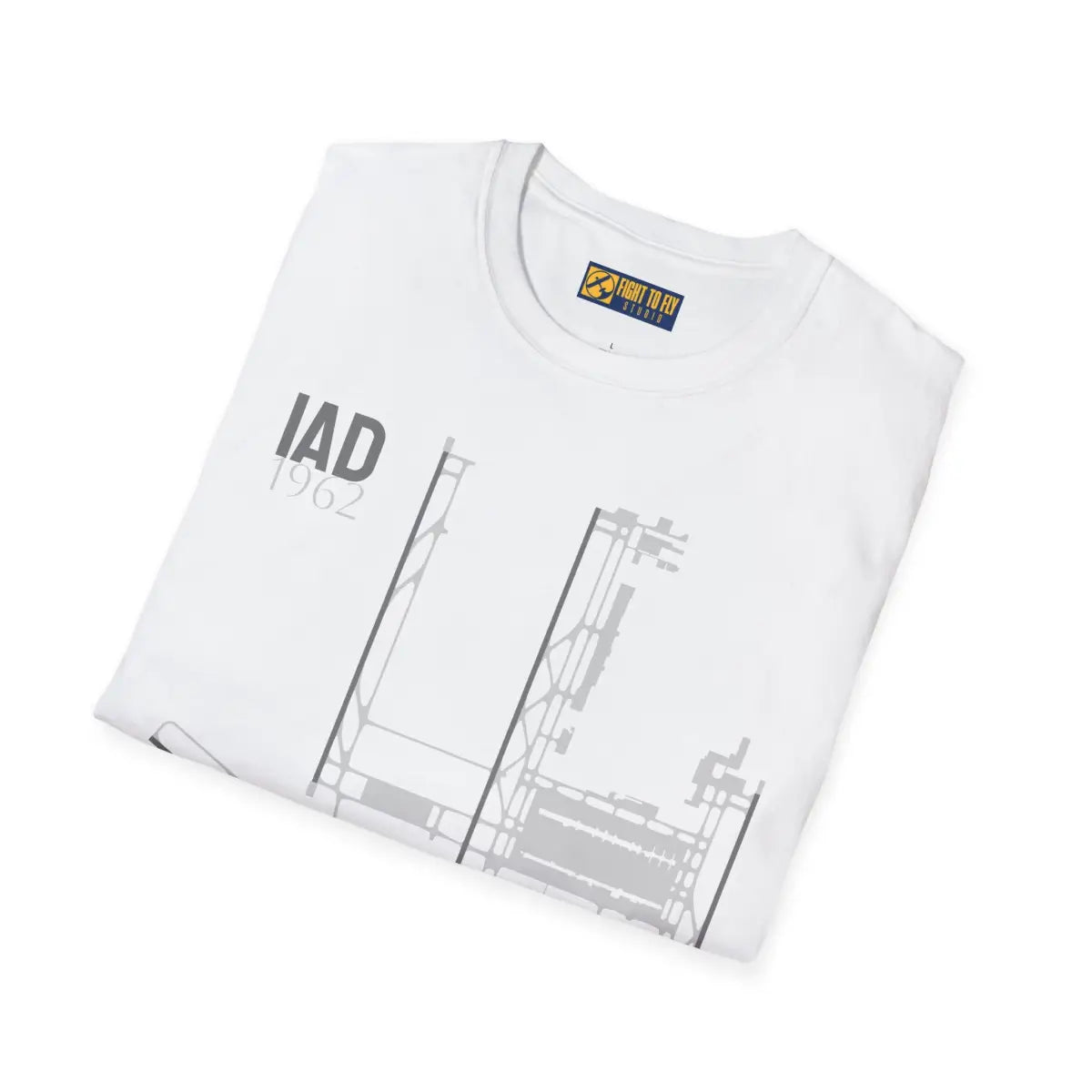 IAD Washington Dulles International - 1962 - Tee - T-Shirt - Gifts for pilots - Aviation apparel