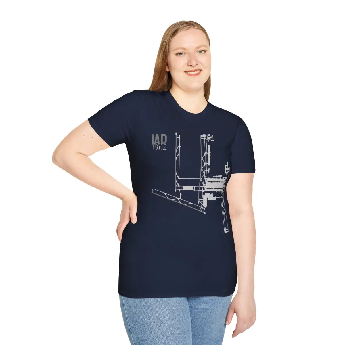 IAD Washington Dulles International - 1962 - Tee - T-Shirt - Gifts for pilots - Aviation apparel
