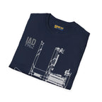 IAD Washington Dulles International - 1962 - Tee - T-Shirt - Pilot gifts - WWII warbird t-shirt