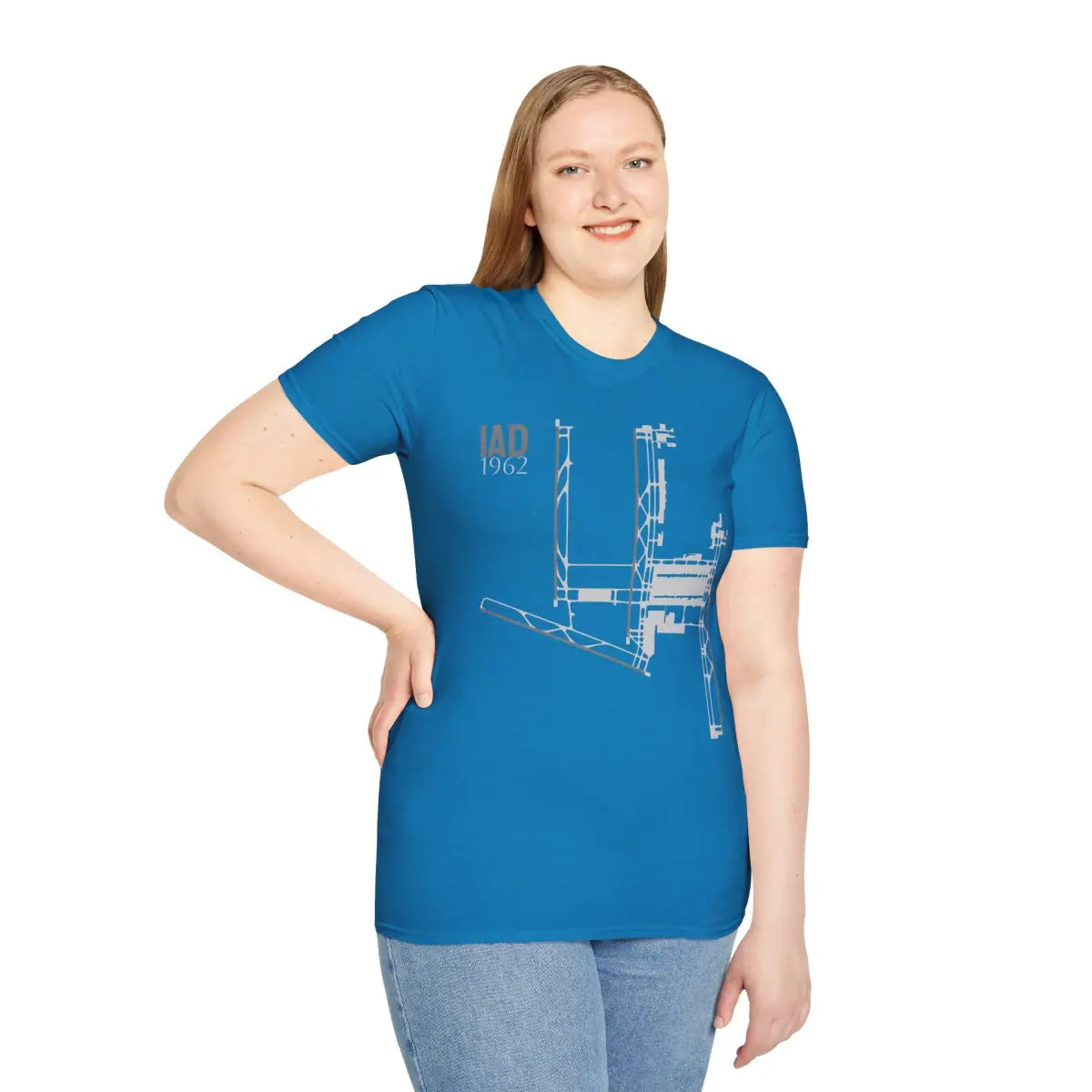IAD Washington Dulles International - 1962 - Tee - T-Shirt - Gifts for pilots - Aviation apparel