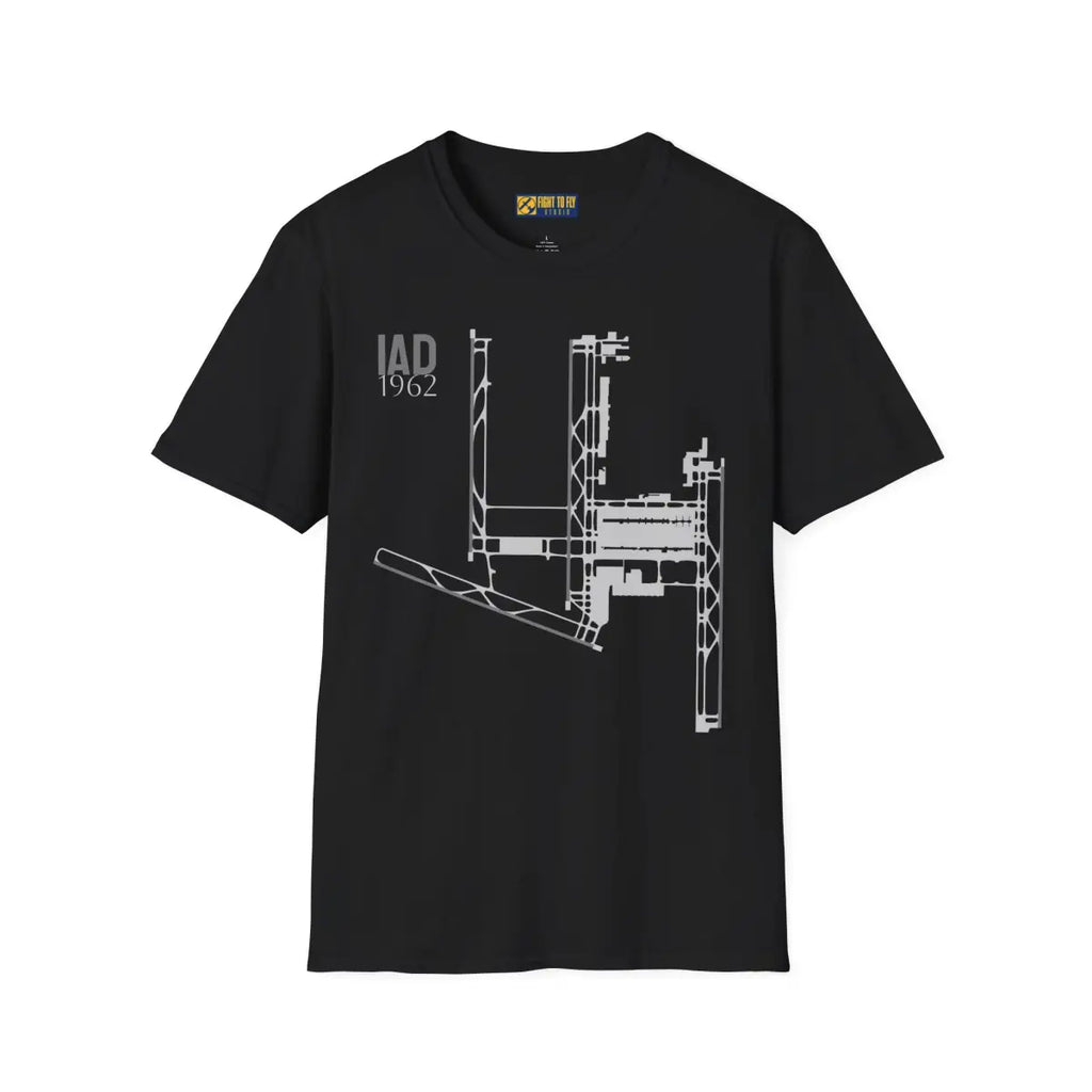 IAD Washington Dulles International - 1962 - Tee - T-Shirt - Pilot gifts - WWII warbird t-shirt