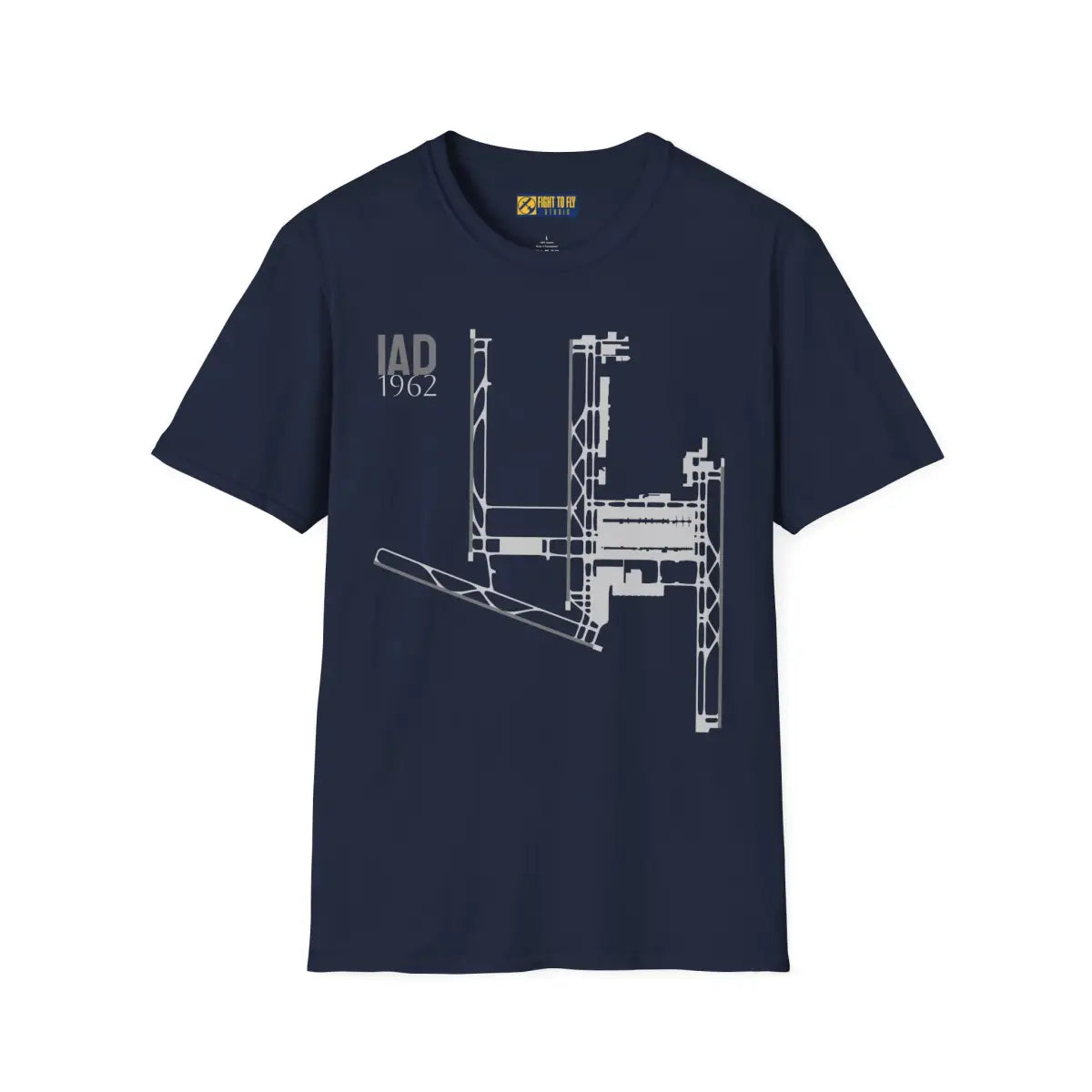 IAD Washington Dulles International - 1962 - Tee - T-Shirt - Gifts for pilots - Aviation apparel