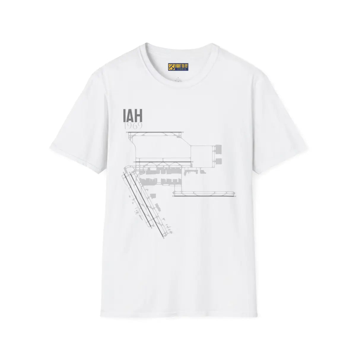 IAH George Bush Intercontinental 1969 - Tee - T-Shirt - Pilot gifts - WWII warbird t-shirt