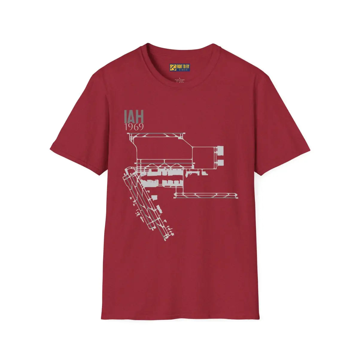 IAH George Bush Intercontinental 1969 - Tee - T-Shirt - Pilot gifts - WWII warbird t-shirt
