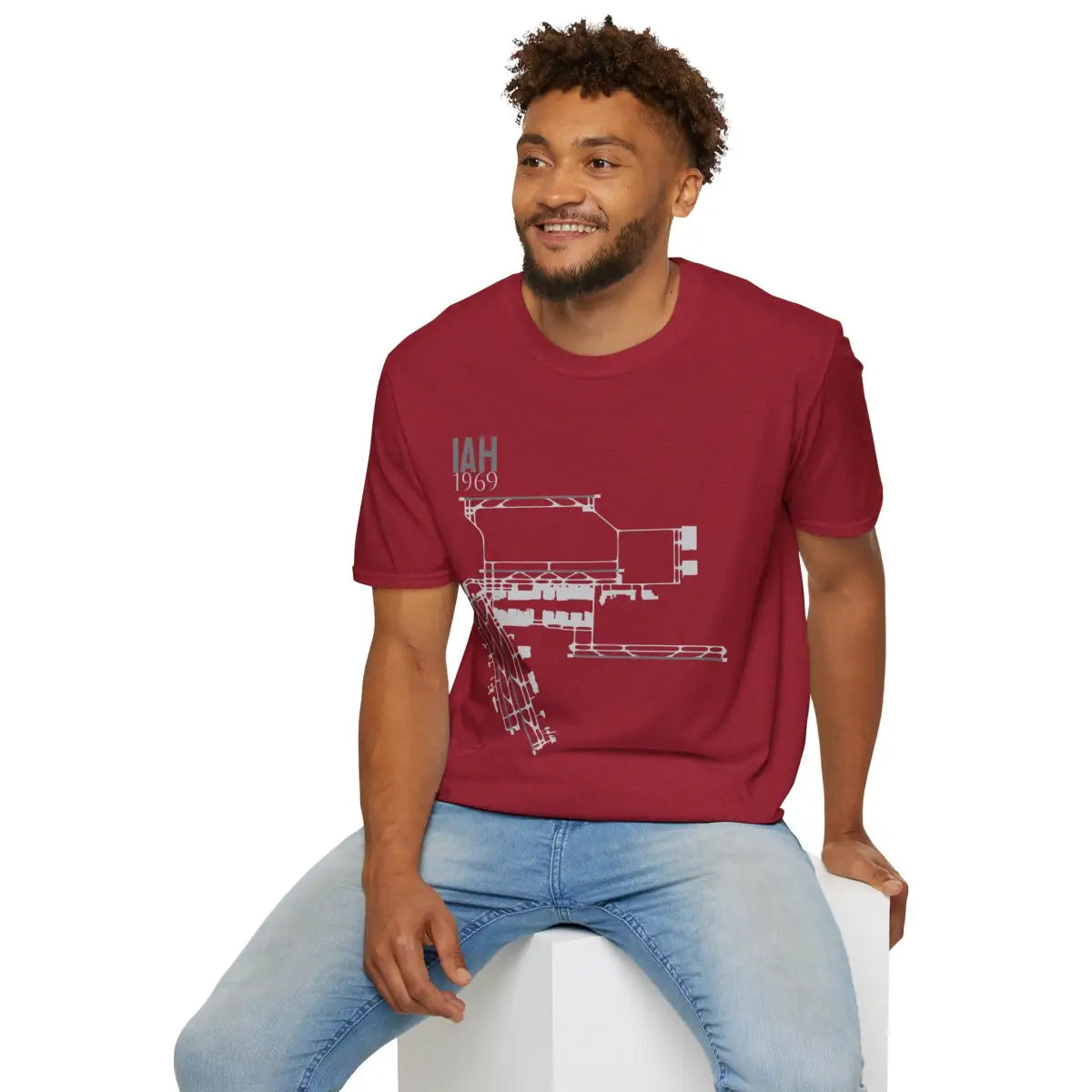IAH George Bush Intercontinental 1969 - Tee - T-Shirt - Gifts for pilots - Aviation apparel