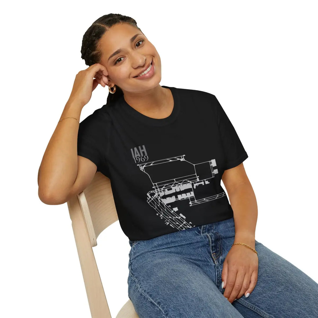 IAH George Bush Intercontinental 1969 - Tee - T-Shirt - Gifts for pilots - Aviation apparel