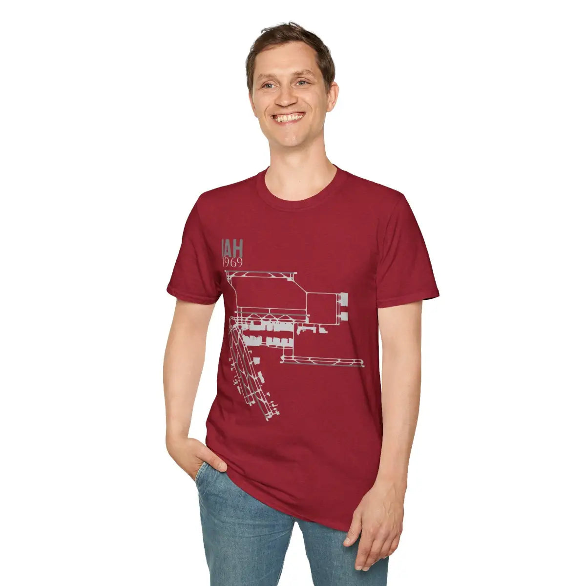 IAH George Bush Intercontinental 1969 - Tee - T-Shirt - Gifts for pilots - Aviation apparel