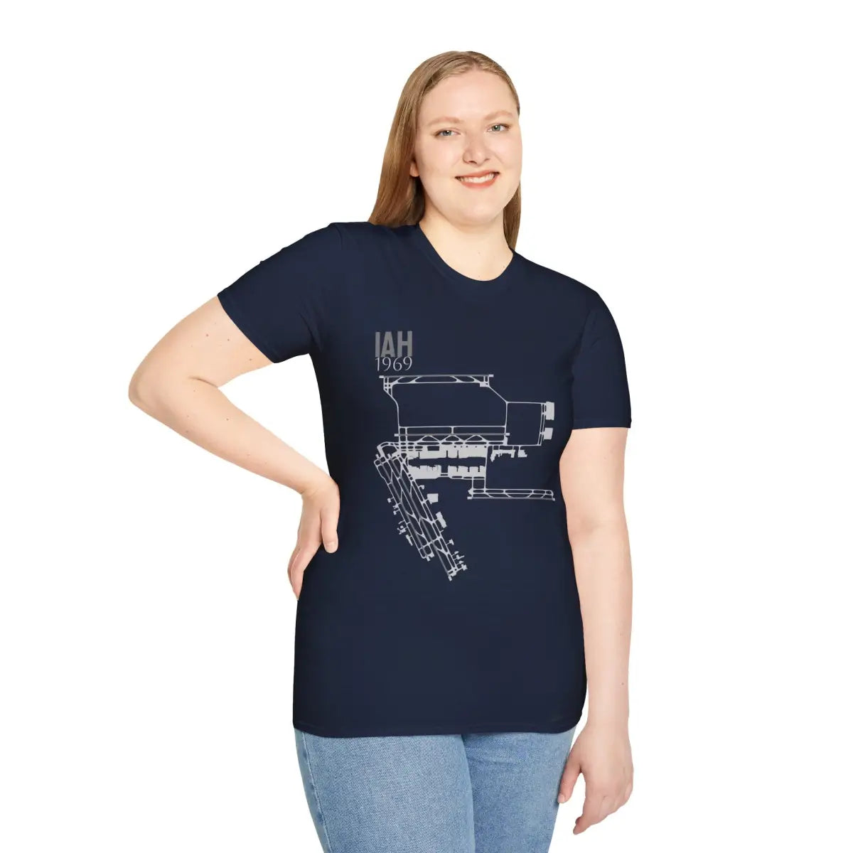 IAH George Bush Intercontinental 1969 - Tee - T-Shirt - Gifts for pilots - Aviation apparel