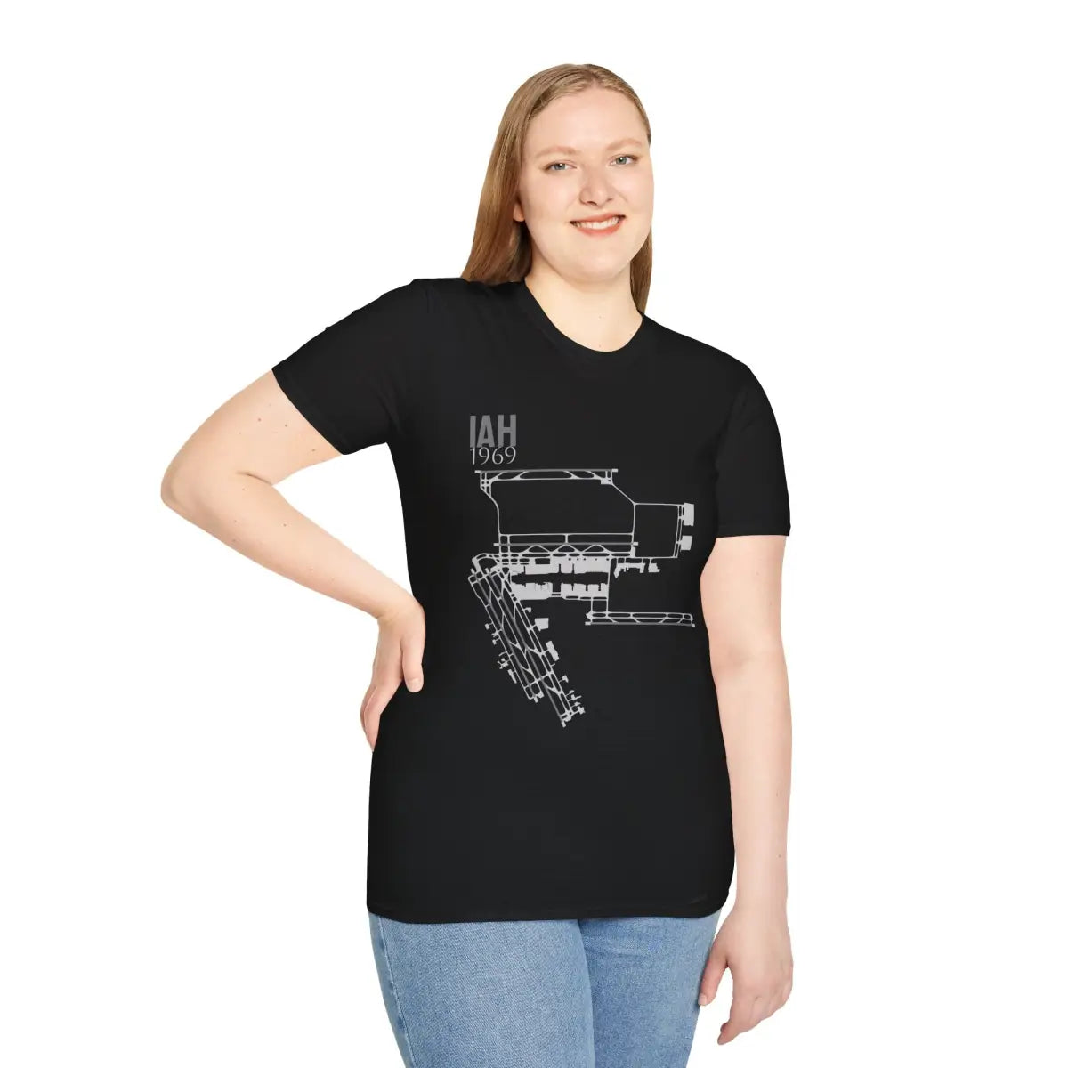 IAH George Bush Intercontinental 1969 - Tee - T-Shirt - Gifts for pilots - Aviation apparel