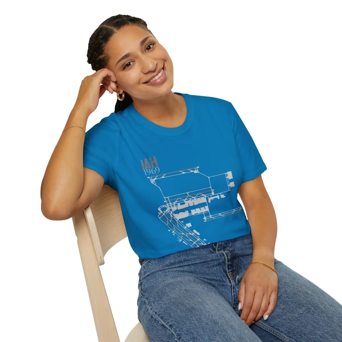IAH George Bush Intercontinental 1969 - Tee - T-Shirt - Gifts for pilots - Aviation apparel