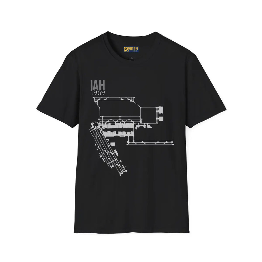 IAH George Bush Intercontinental 1969 - Tee - T-Shirt - Pilot gifts - WWII warbird t-shirt