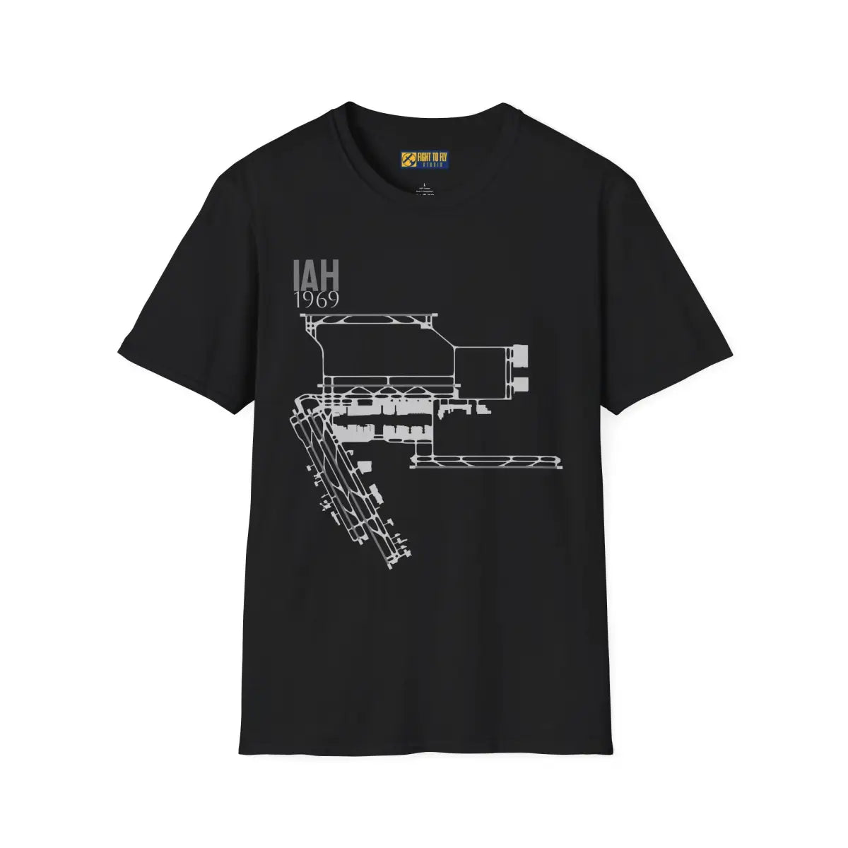 IAH George Bush Intercontinental 1969 - Tee - T-Shirt - Gifts for pilots - Aviation apparel