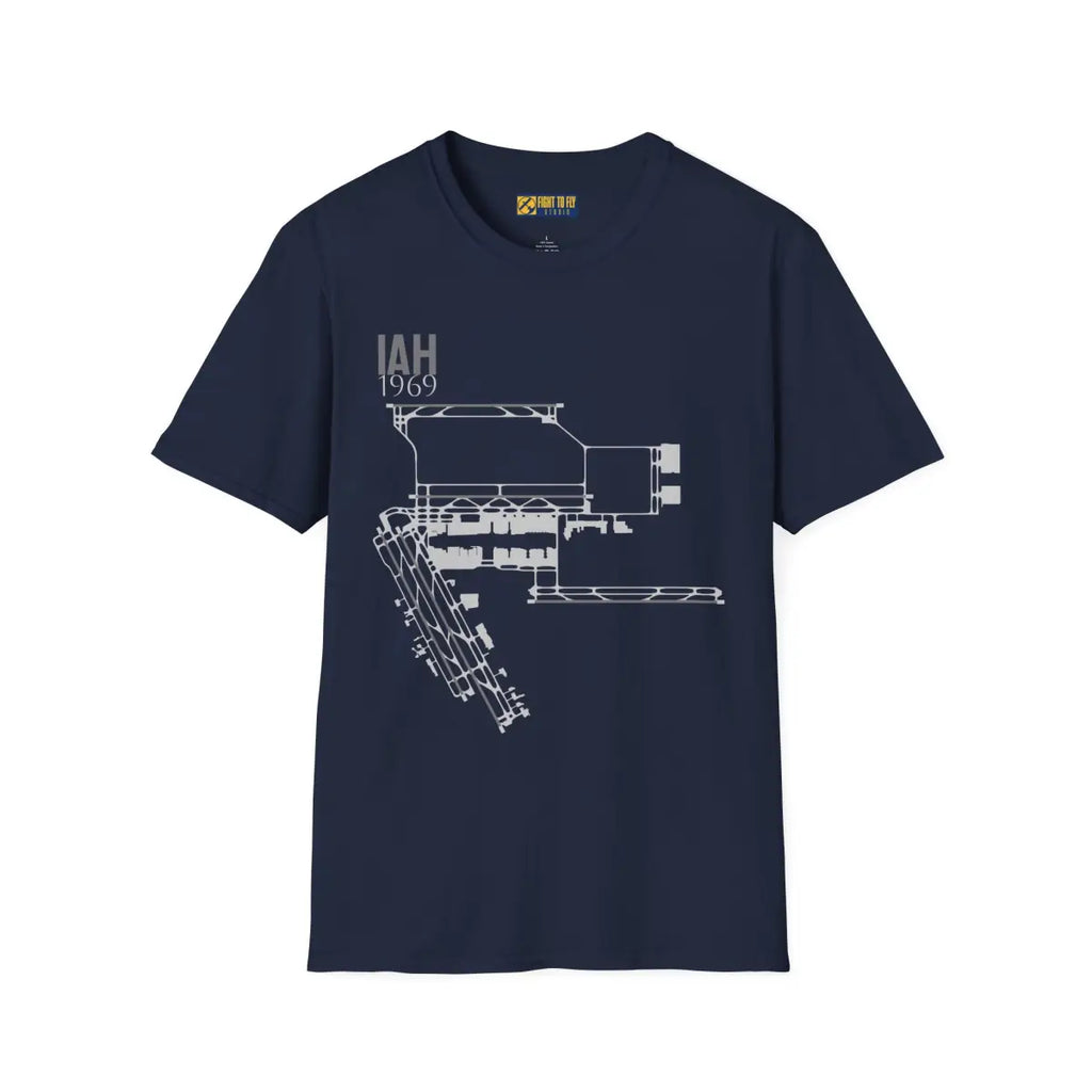 IAH George Bush Intercontinental 1969 - Tee - T-Shirt - Gifts for pilots - Aviation apparel