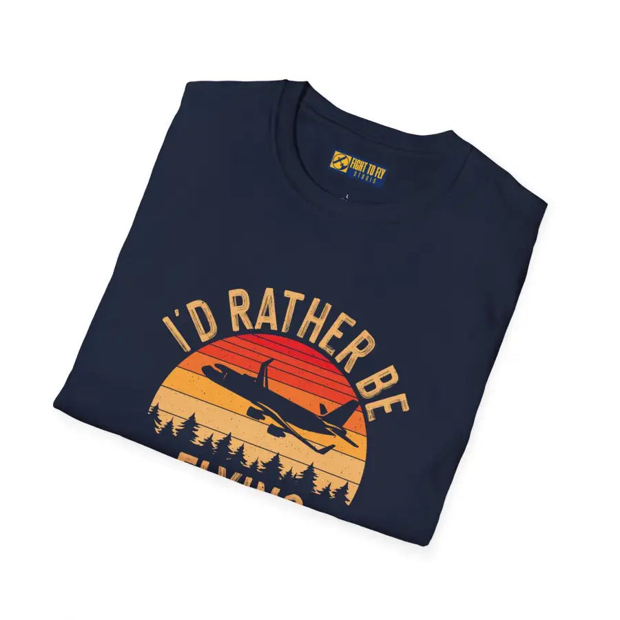 I’d Rather Be Flying - T-Shirt - Pilot gifts - WWII warbird t-shirt