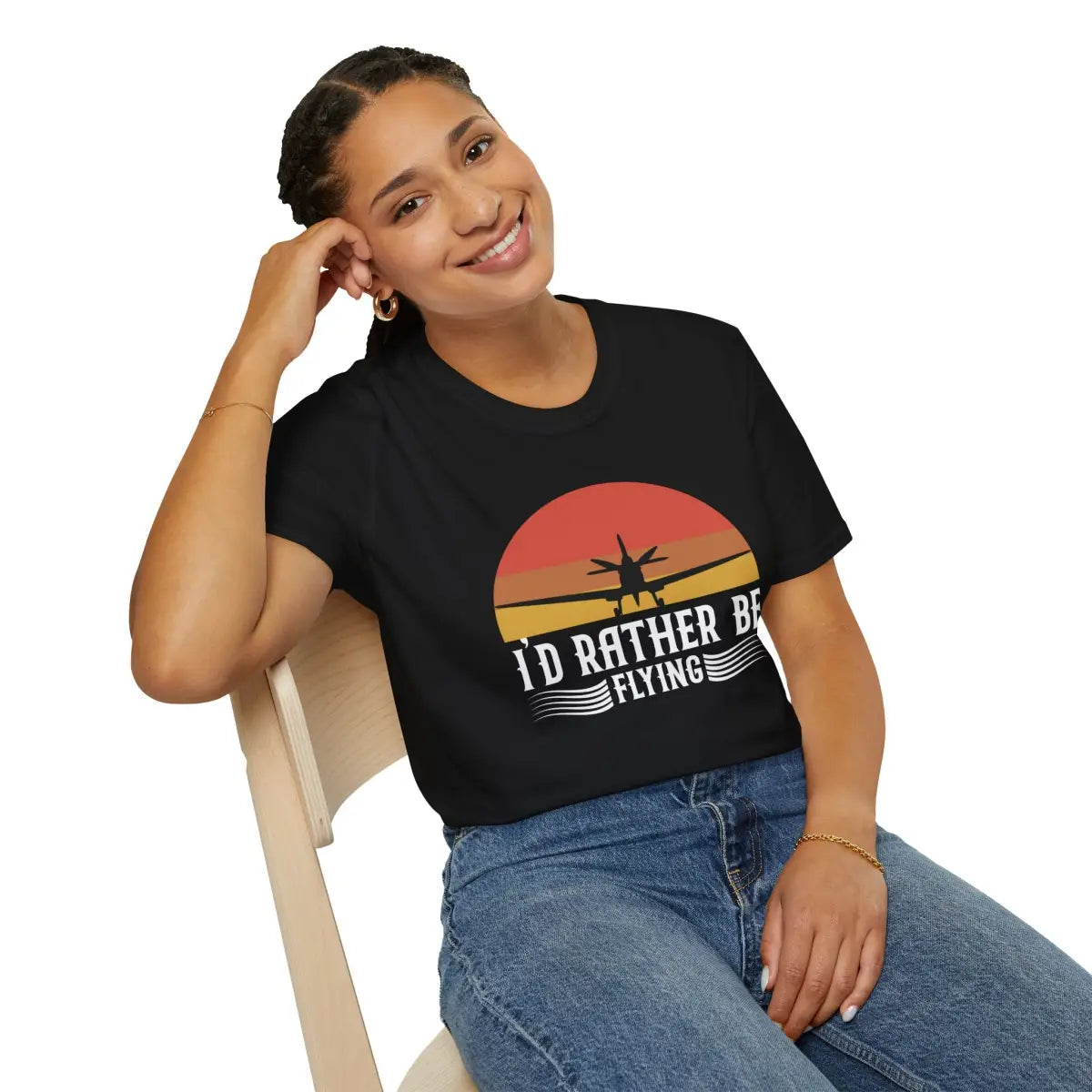 I’d Rather Be Flying T-Shirt - Pilot gifts - WWII warbird t-shirt