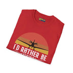 I’d Rather Be Flying T-Shirt - Pilot gifts - WWII warbird t-shirt