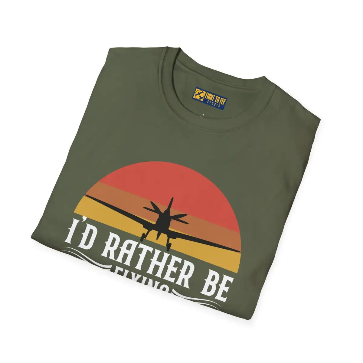 I’d Rather Be Flying T-Shirt - Pilot gifts - WWII warbird t-shirt