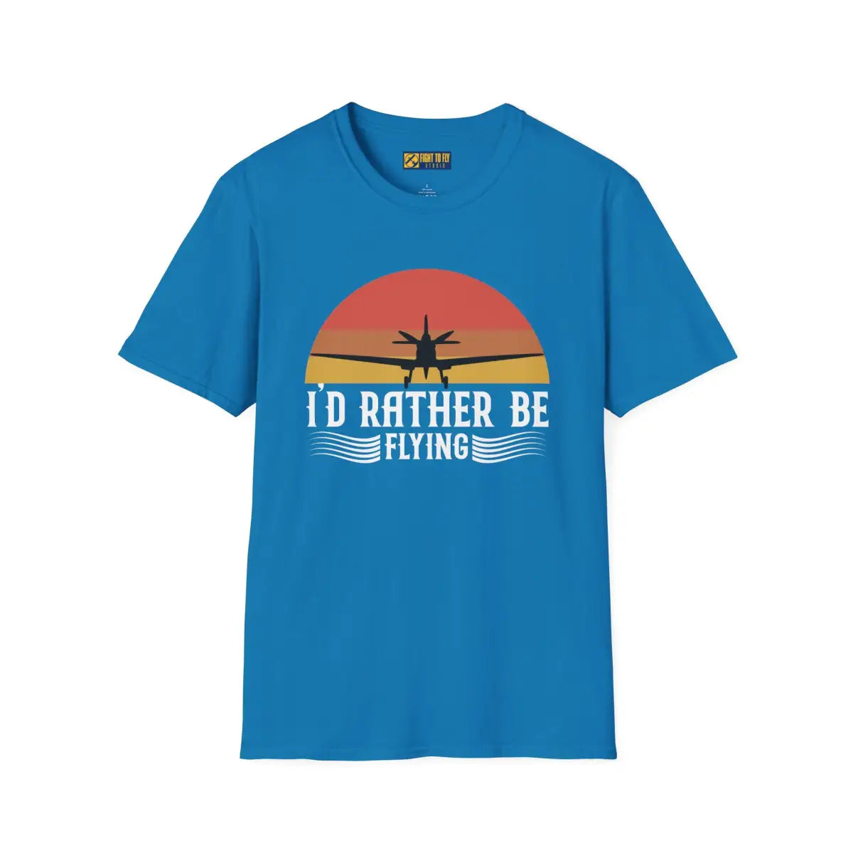 I’d Rather Be Flying T-Shirt - Pilot gifts - WWII warbird t-shirt