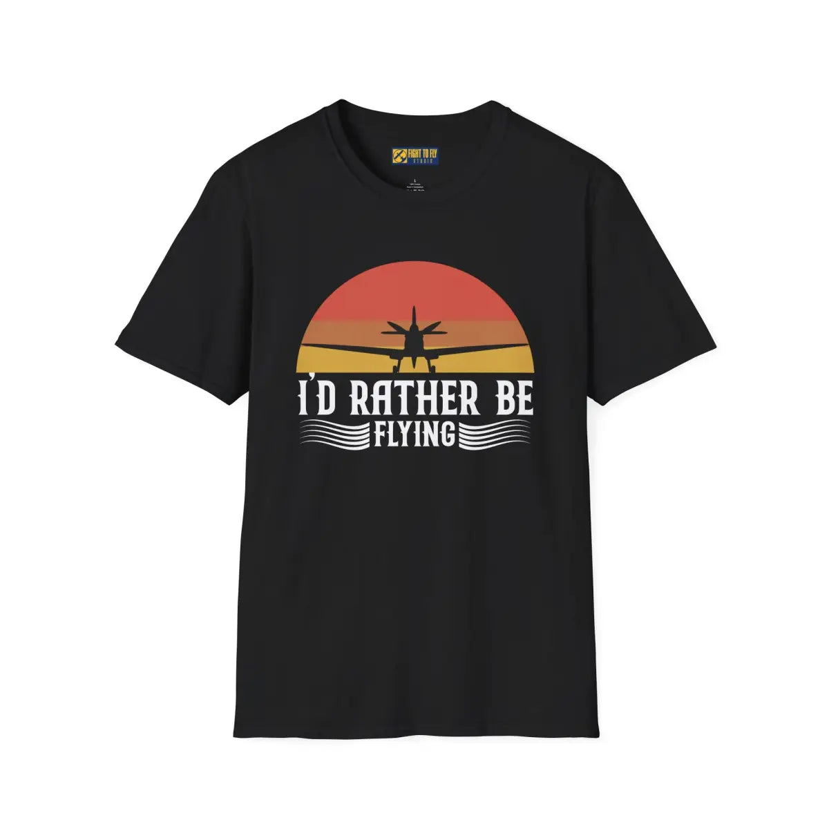 I’d Rather Be Flying T-Shirt - Pilot gifts - WWII warbird t-shirt