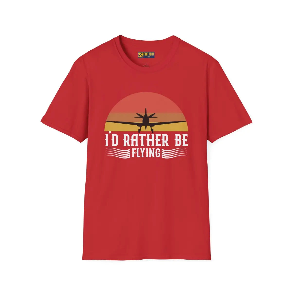 I’d Rather Be Flying T-Shirt - Pilot gifts - WWII warbird t-shirt