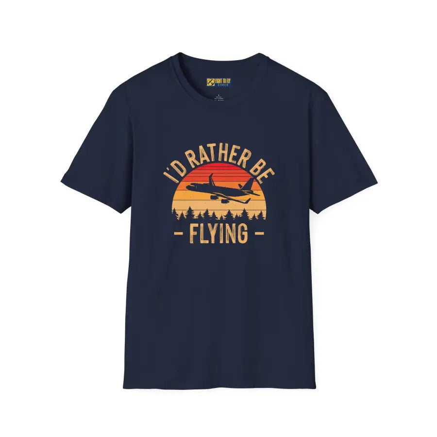 I’d Rather Be Flying - T-Shirt - Pilot gifts - WWII warbird t-shirt