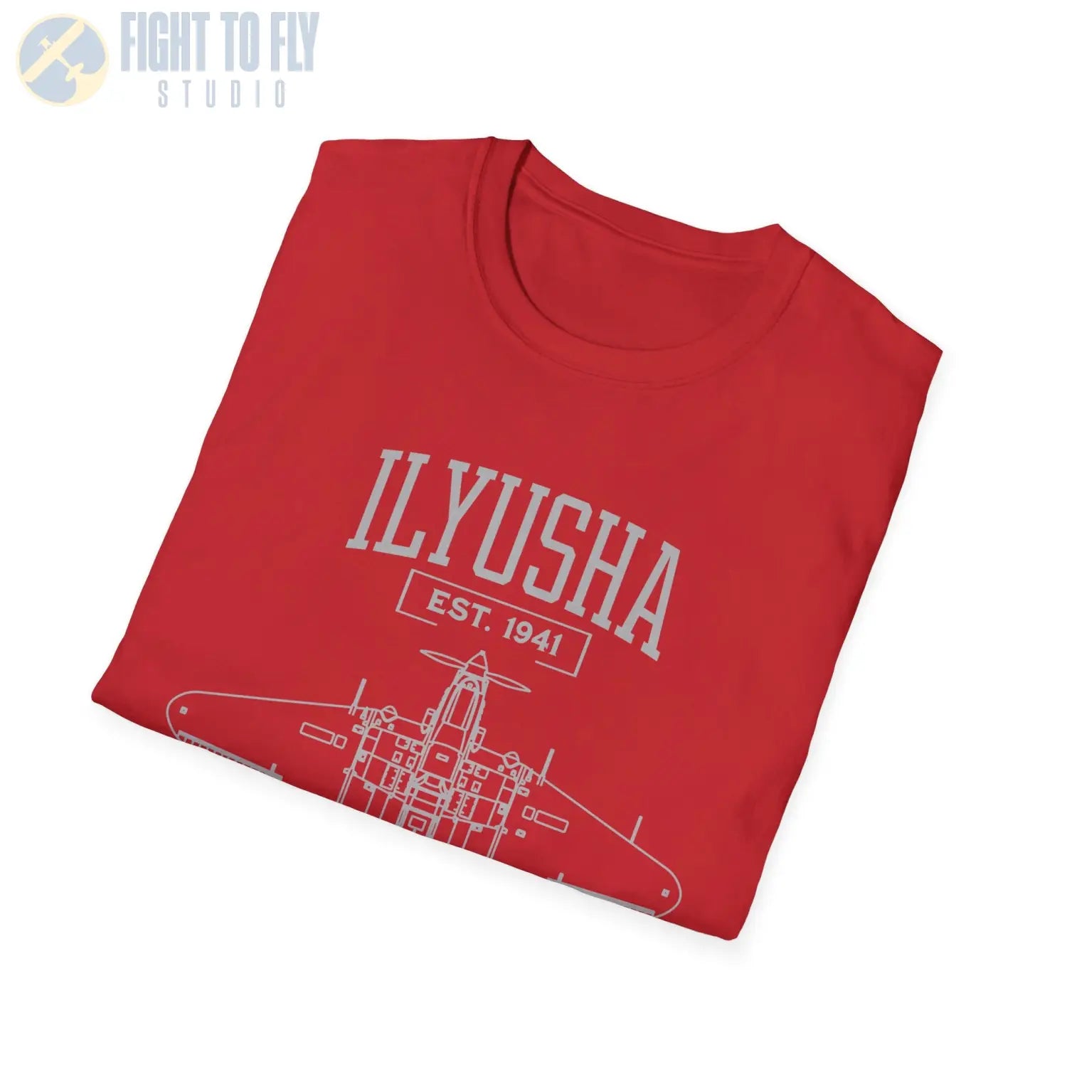 Il-2 Ilyusha - T-Shirt - Pilot gifts - WWII warbird t-shirt