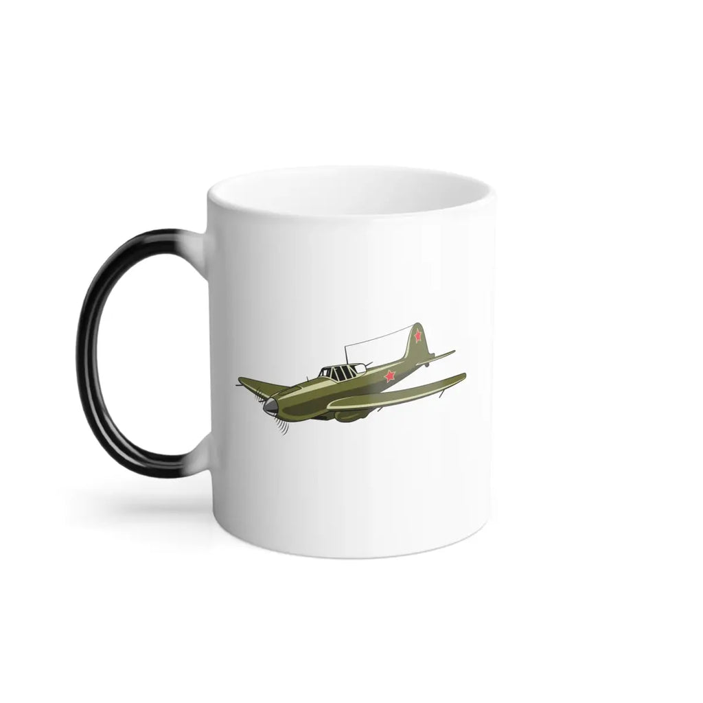 Ilyushin Il-2 Sturmovik – WWII Aircraft Mug (Color Changing) - Gifts for pilots - Aviation apparel
