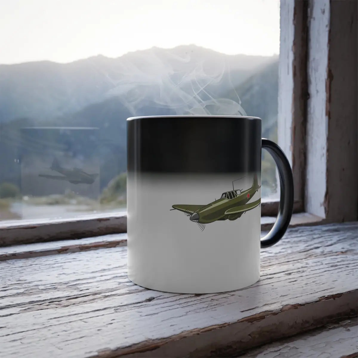 Ilyushin Il-2 Sturmovik – WWII Aircraft Mug (Color Changing) - Gifts for pilots - Aviation apparel