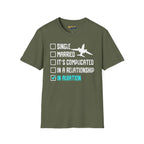 In a Relationship with Aviation - T-Shirt - Pilot gifts - WWII warbird t-shirt