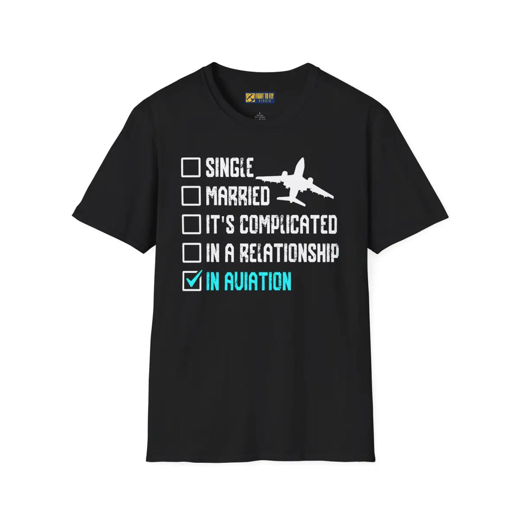 In a Relationship with Aviation - T-Shirt - Pilot gifts - WWII warbird t-shirt