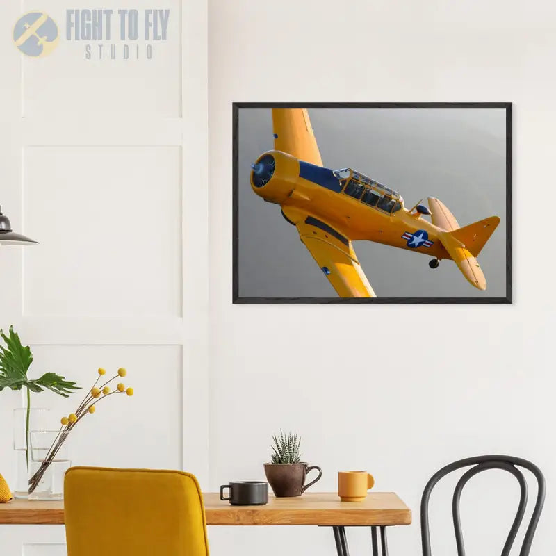 In Formation: North American T-6G Texan in Flight - Print Material - Gifts for pilots - Aviation apparel