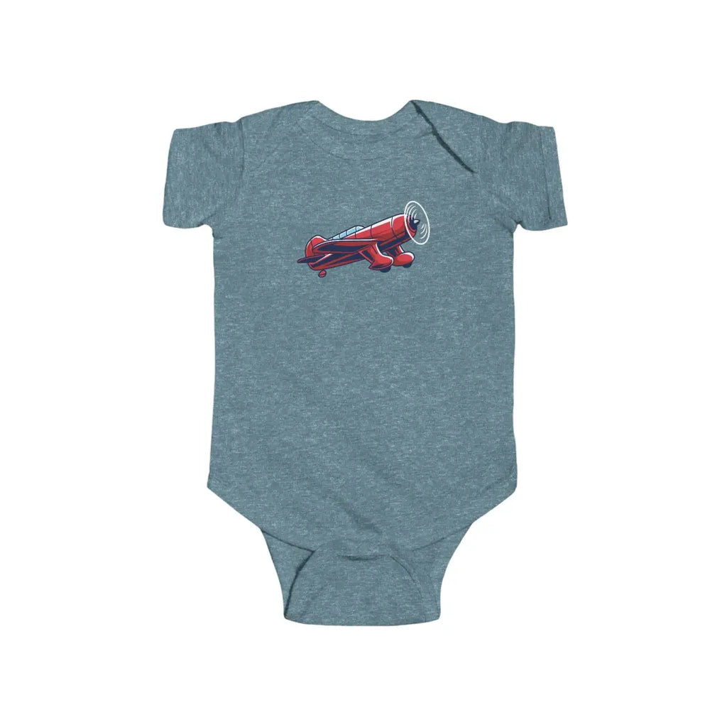 Infant Airplane Bodysuit - Cute Baby Outfit - Kids clothes - Pilot gifts - WWII warbird t-shirt