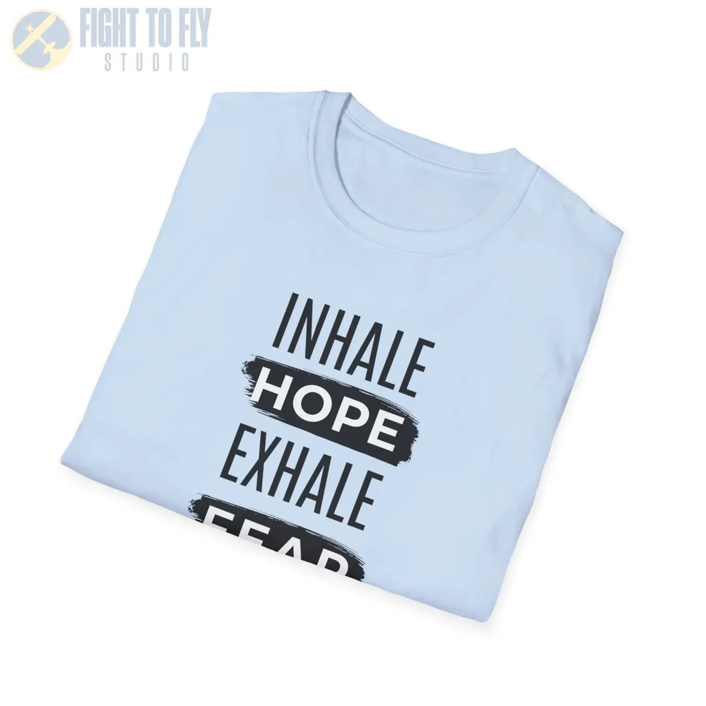 Inhale Hope. Exhale Fear. Fight Fascism. - T-Shirt - Pilot gifts - WWII warbird t-shirt