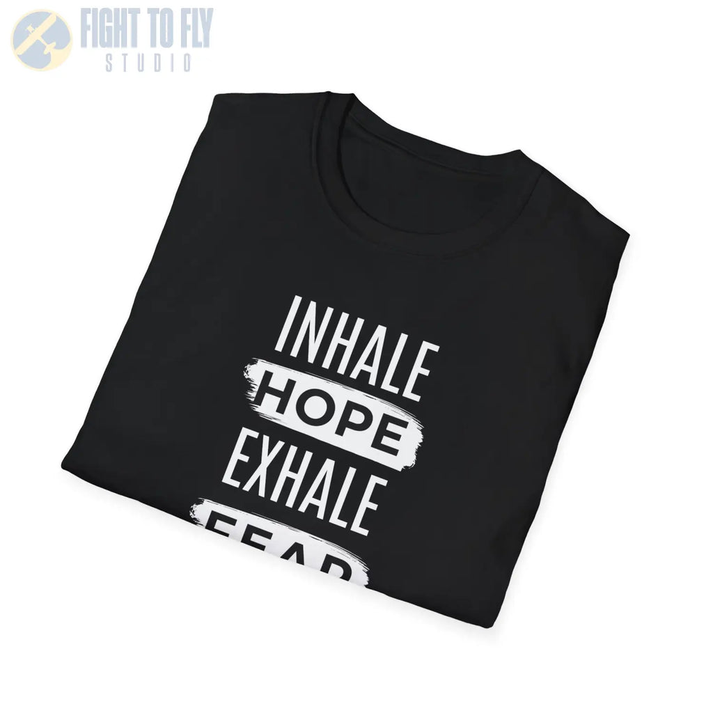 Inhale Hope. Exhale Fear. Fight Fascism. - T-Shirt - Pilot gifts - WWII warbird t-shirt