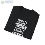 Inhale Hope. Exhale Fear. Fight Fascism. - T-Shirt - Pilot gifts - WWII warbird t-shirt