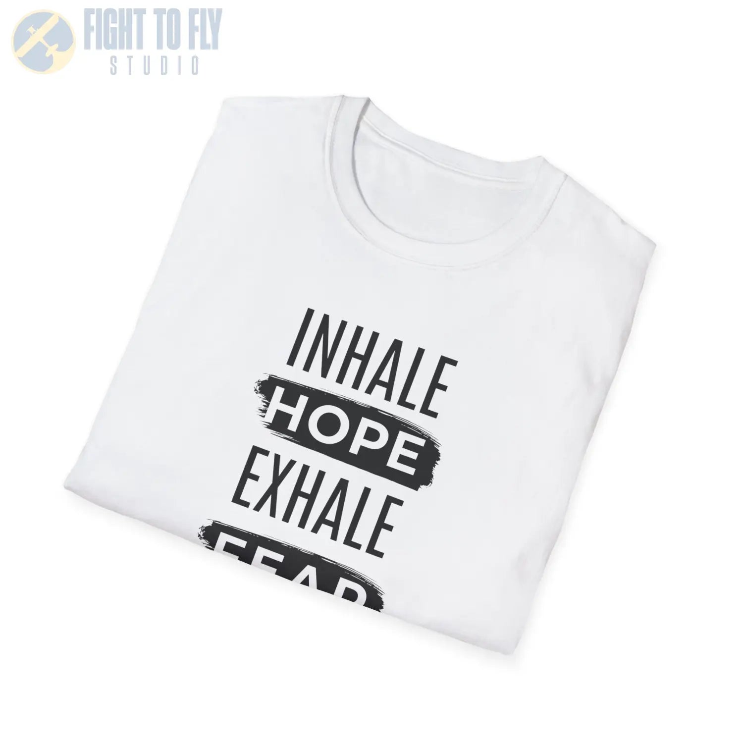 Inhale Hope. Exhale Fear. Fight Fascism. - T-Shirt - Pilot gifts - WWII warbird t-shirt