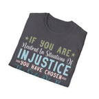 Injustice Awareness T-Shirt - Pilot gifts - WWII warbird t-shirt