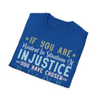 Injustice Awareness T-Shirt - Pilot gifts - WWII warbird t-shirt