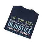 Injustice Awareness T-Shirt - Pilot gifts - WWII warbird t-shirt