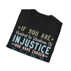 Injustice Awareness T-Shirt - Pilot gifts - WWII warbird t-shirt