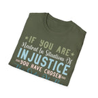 Injustice Awareness T-Shirt - Pilot gifts - WWII warbird t-shirt