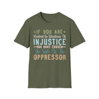 Injustice Awareness T-Shirt - Pilot gifts - WWII warbird t-shirt