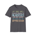 Injustice Awareness T-Shirt - Pilot gifts - WWII warbird t-shirt