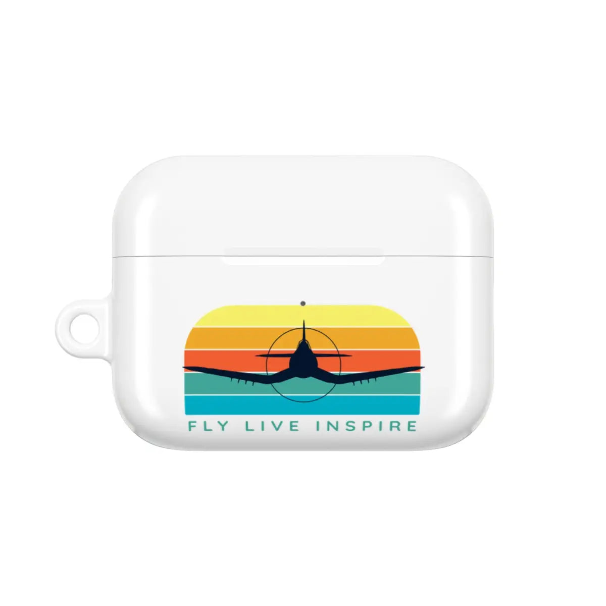 Inspirational AirPod Cases - Fly Live Inspire - Travel & Music Enthusiast Accessory - Accessories - Gifts for pilots