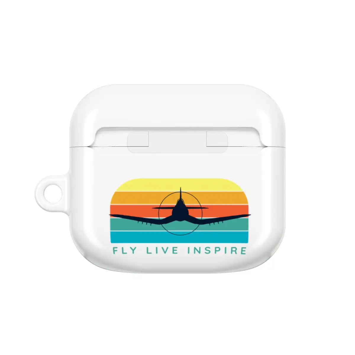 Inspirational AirPod Cases - Fly Live Inspire - Travel & Music Enthusiast Accessory - Accessories - Gifts for pilots