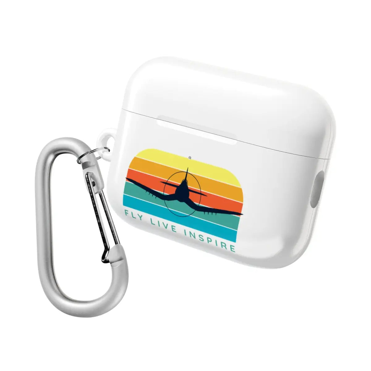 Inspirational AirPod Cases - Fly Live Inspire - Travel & Music Enthusiast Accessory - Accessories - Gifts for pilots