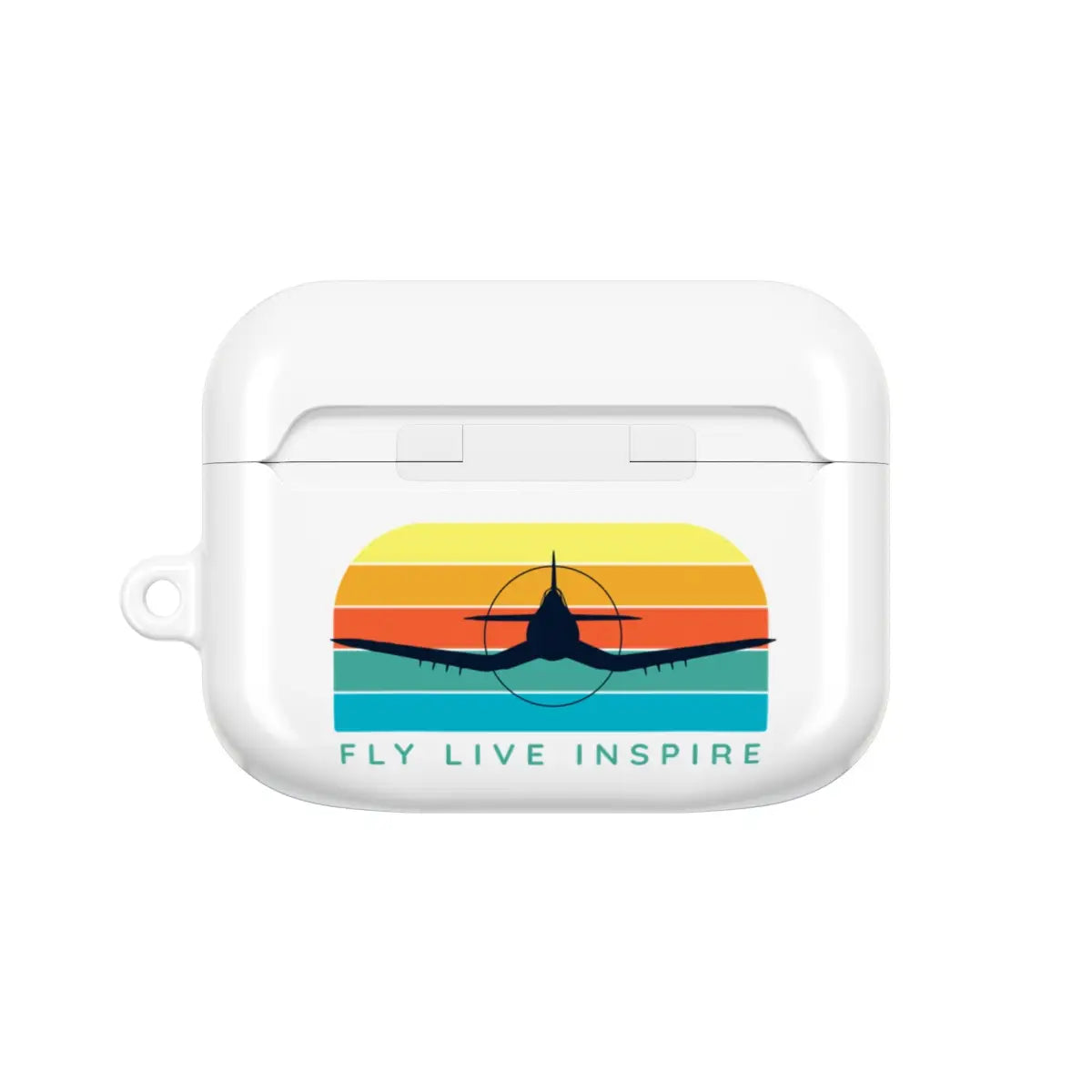 Inspirational AirPod Cases - Fly Live Inspire - Travel & Music Enthusiast Accessory - Accessories - Gifts for pilots