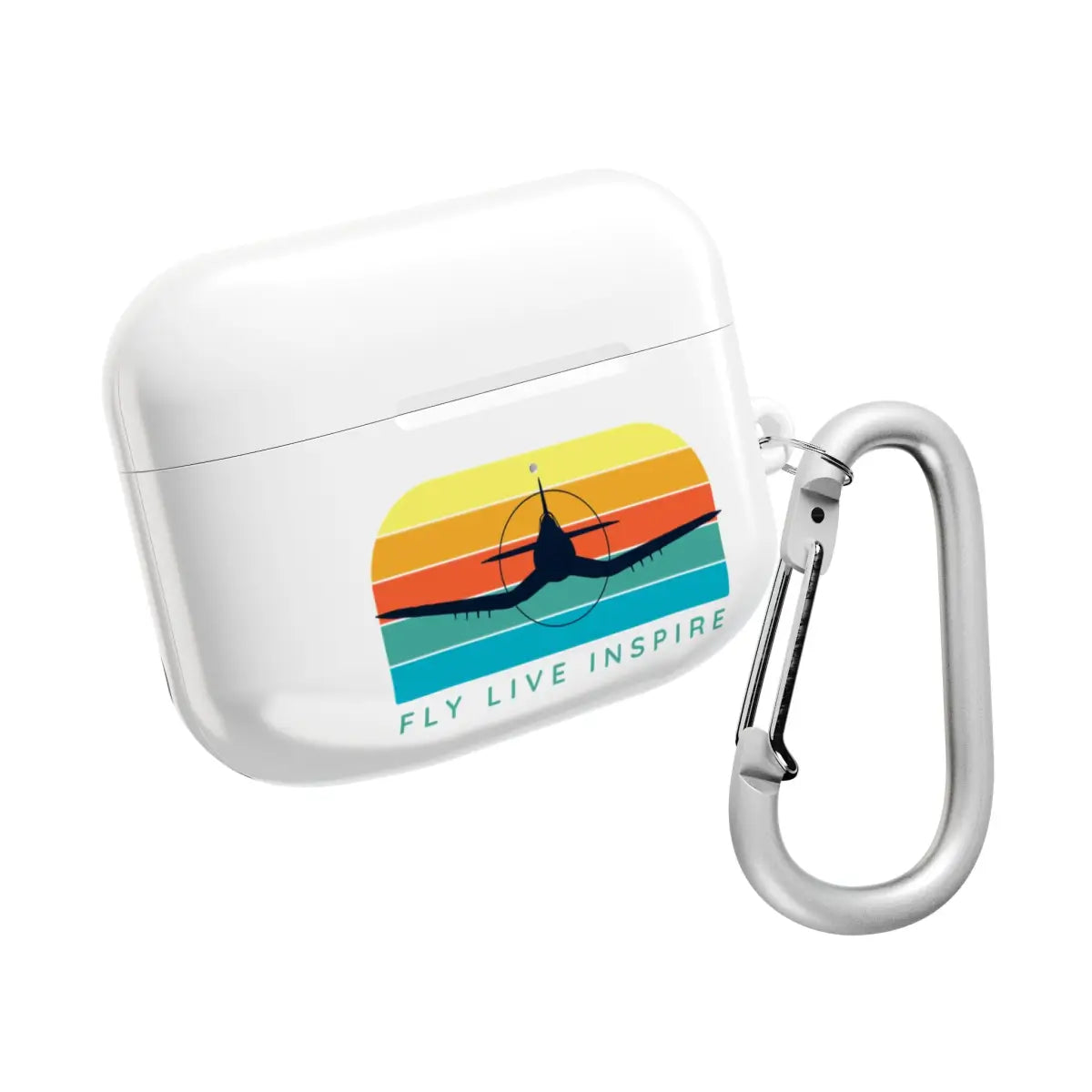 Inspirational AirPod Cases - Fly Live Inspire - Travel & Music Enthusiast Accessory - Accessories - Gifts for pilots